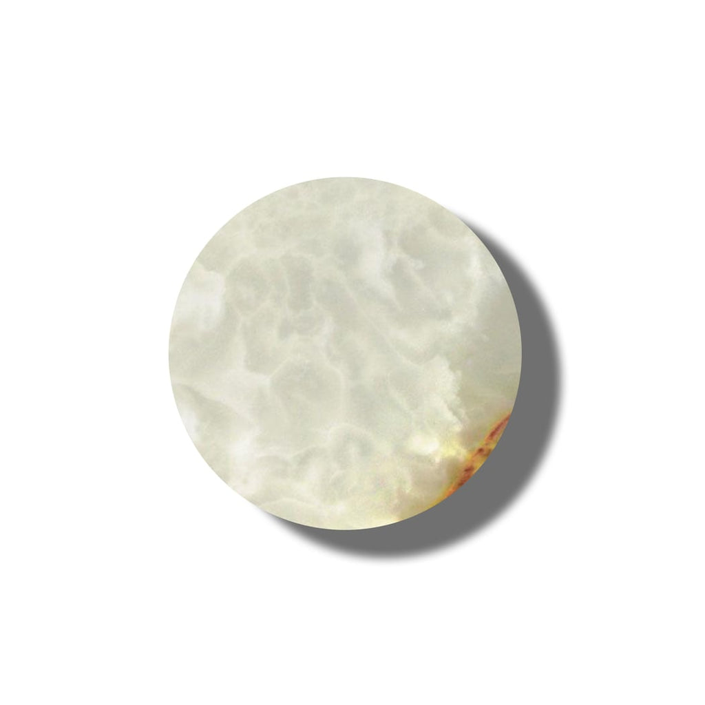 Luxury White Onyx Candle Holder With 1 x Rosa 1928 Candle Refill - EX DISPLAY BOX