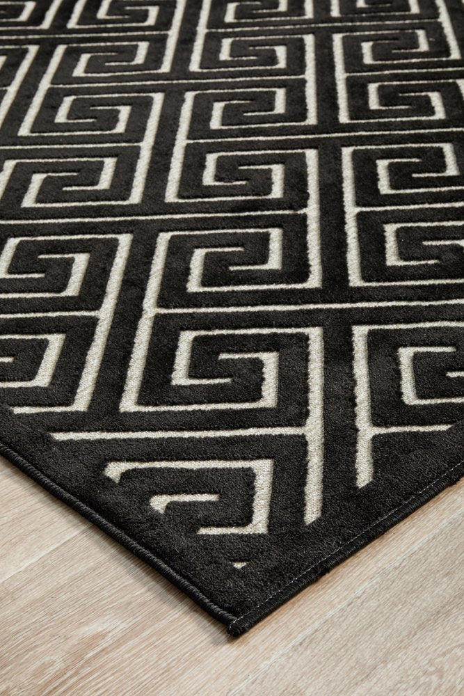 New York Rug In Black