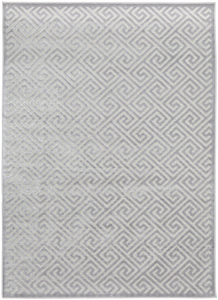 New York Rug In Silver