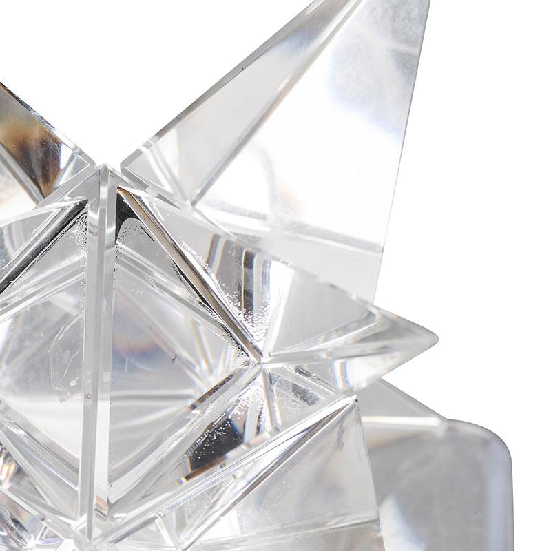 Crystal Cut Glass Star Ornament