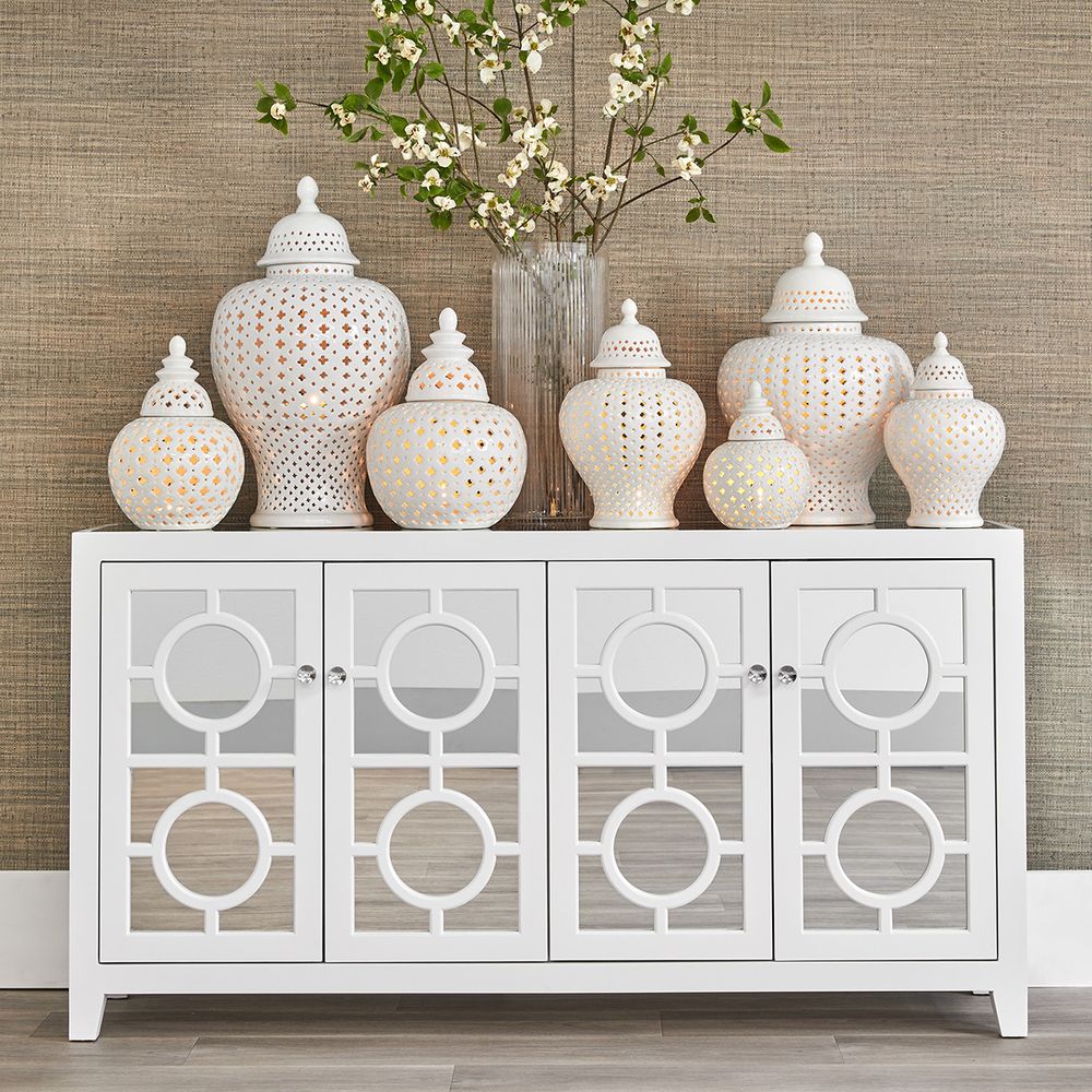 Hamptons Style Miccah Temple Jar - Medium