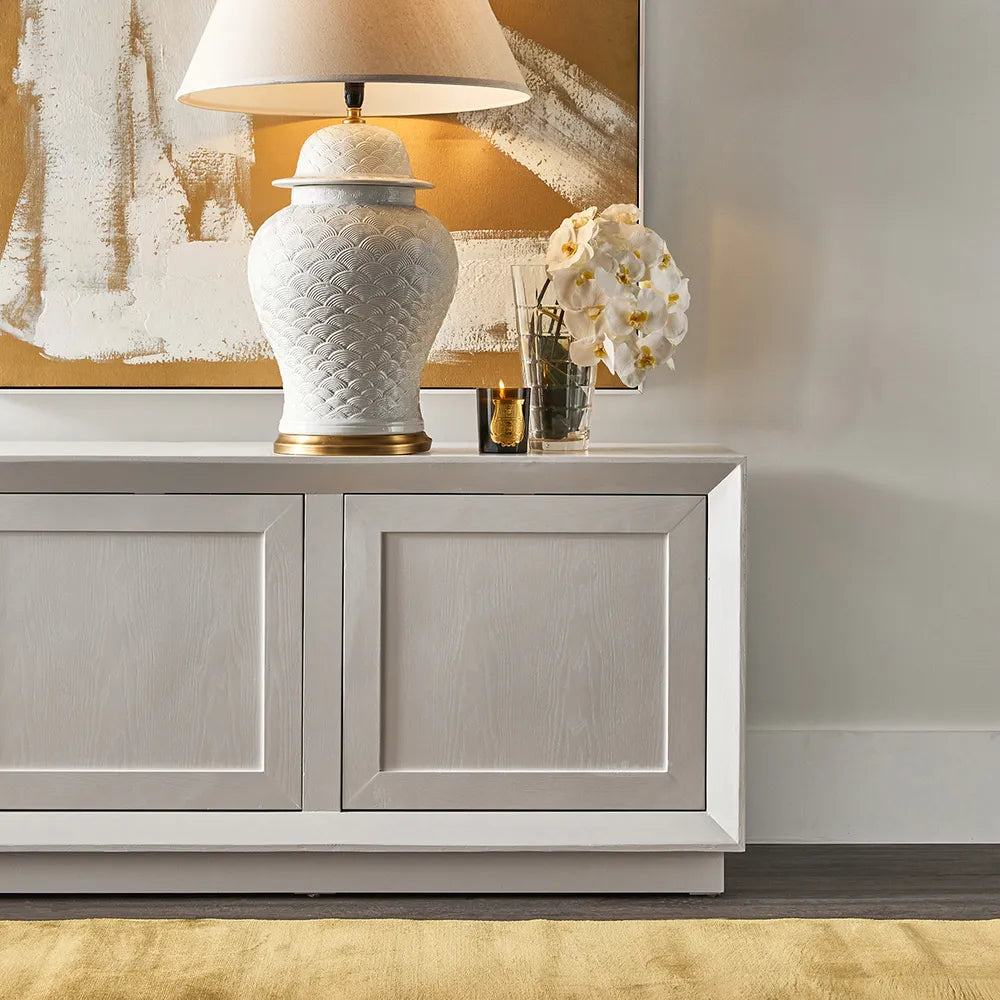 Davenport Lowline Cabinet in White