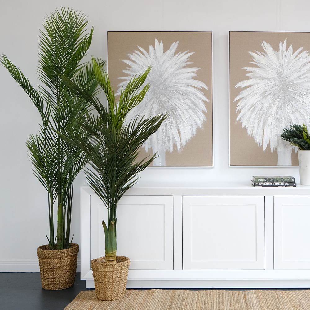 Large Faux Palm Tree