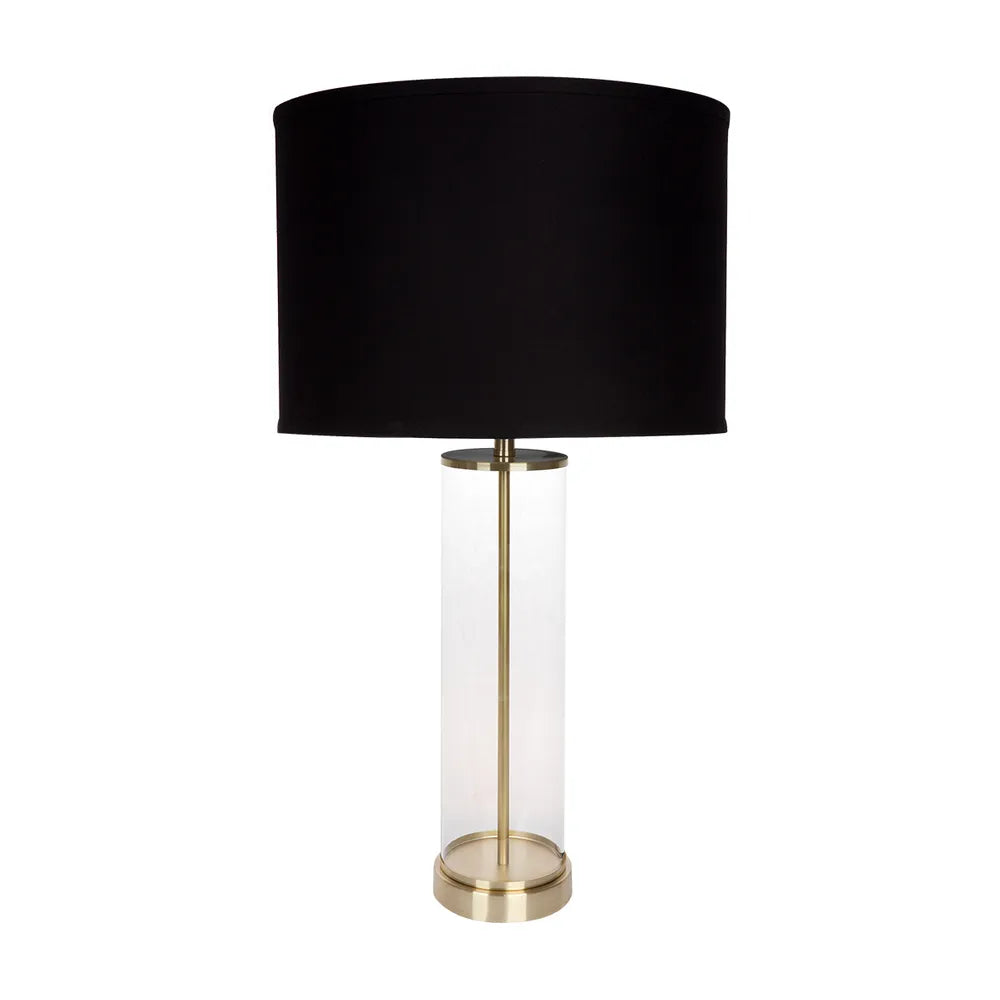 Madison Gold Table Lamp with Black Shade