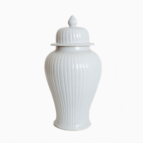 Specialty Duck Egg Blue Bamboo Ginger Jar