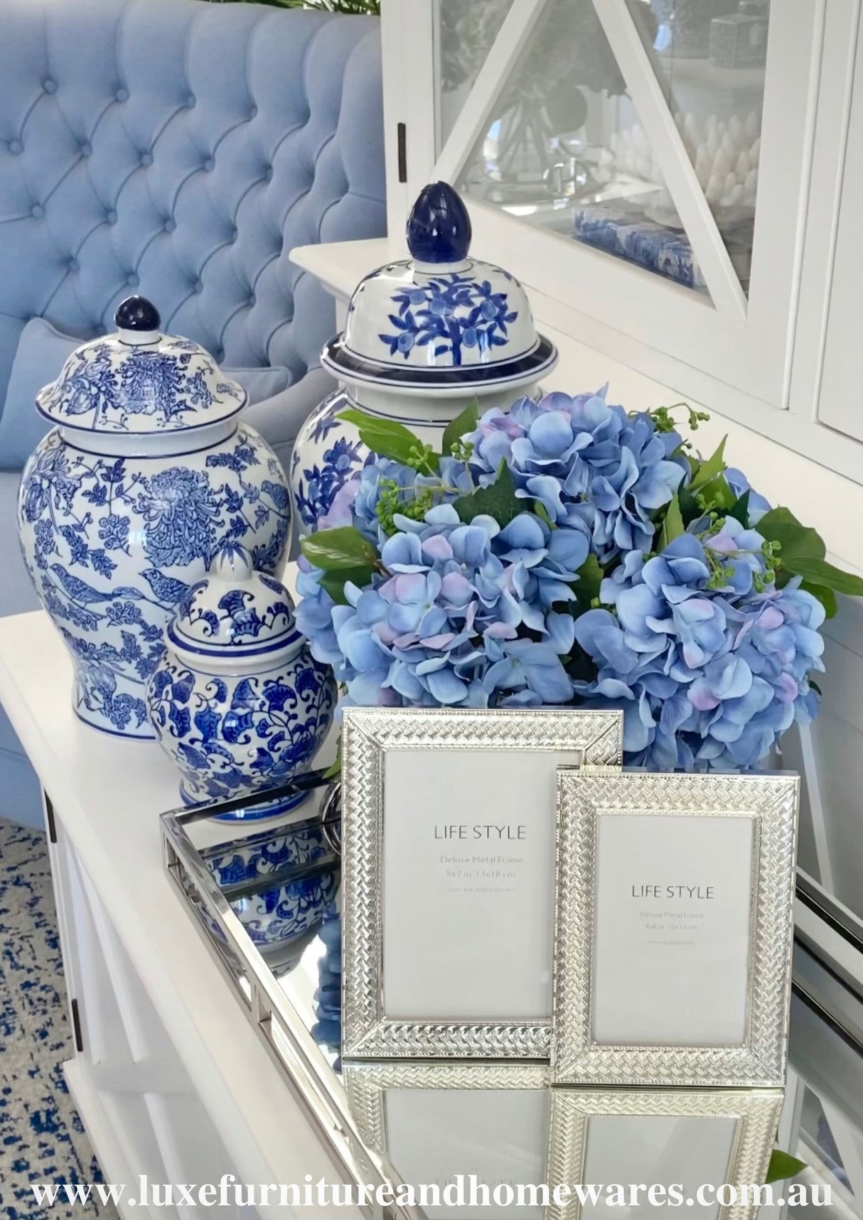 Silver Lattice Photo Frame