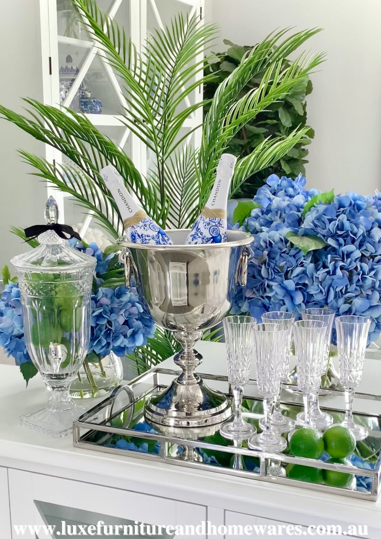 Silver Footed Champagne Bucket