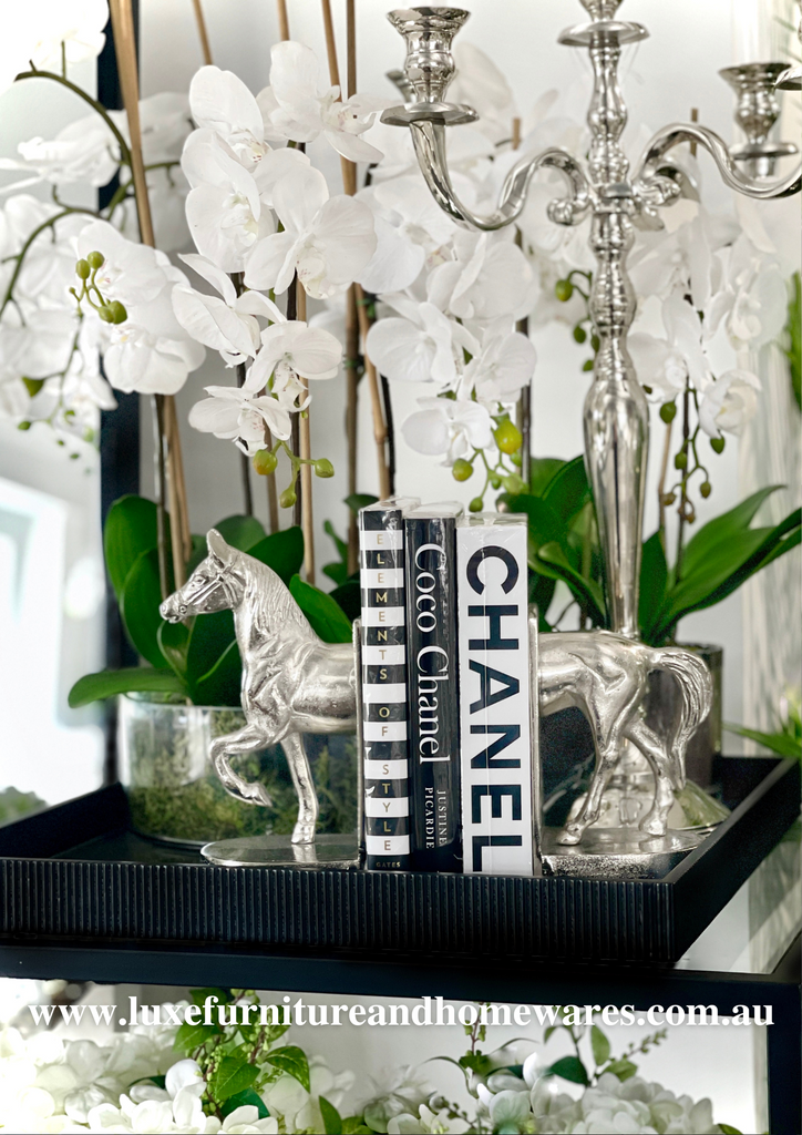 Pair Of Antique Silver Horse Book Ends - SAVE 30% OFF!