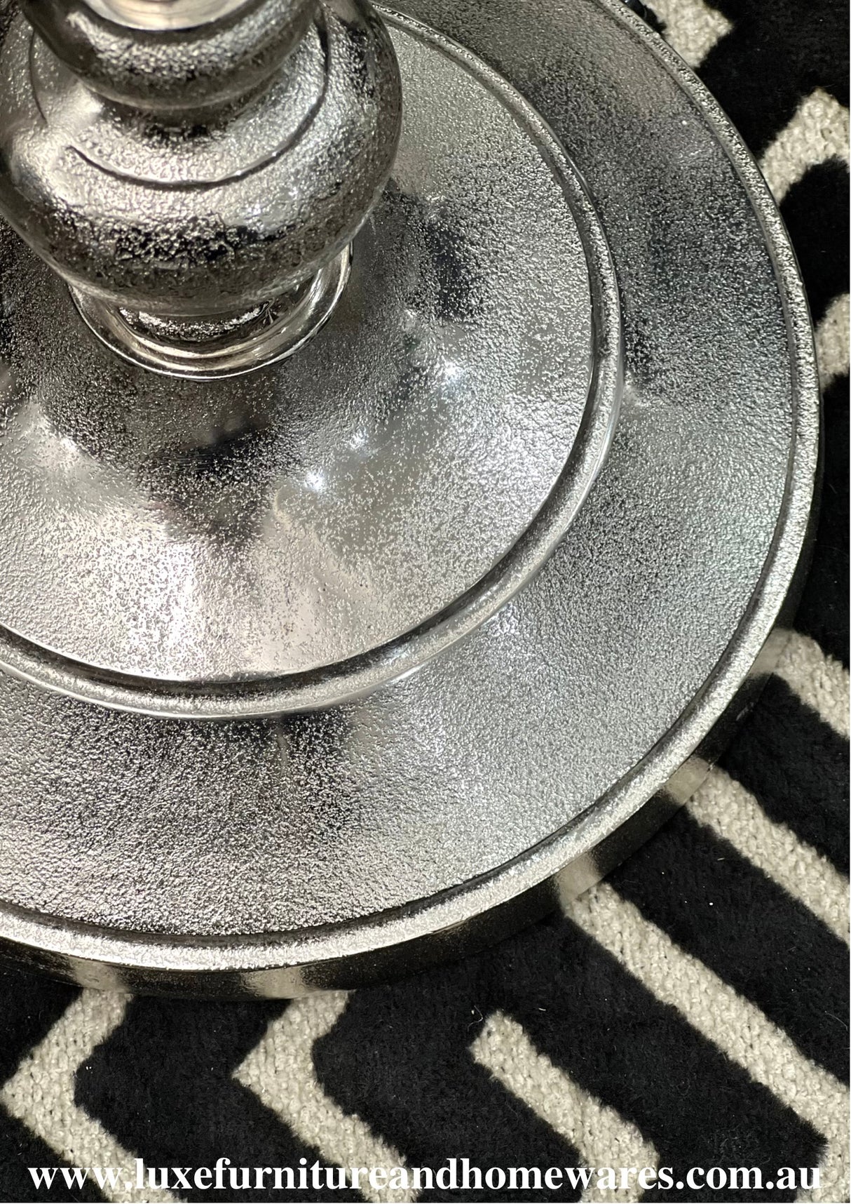 Silver Palm Tree Floor Lamp with Shade