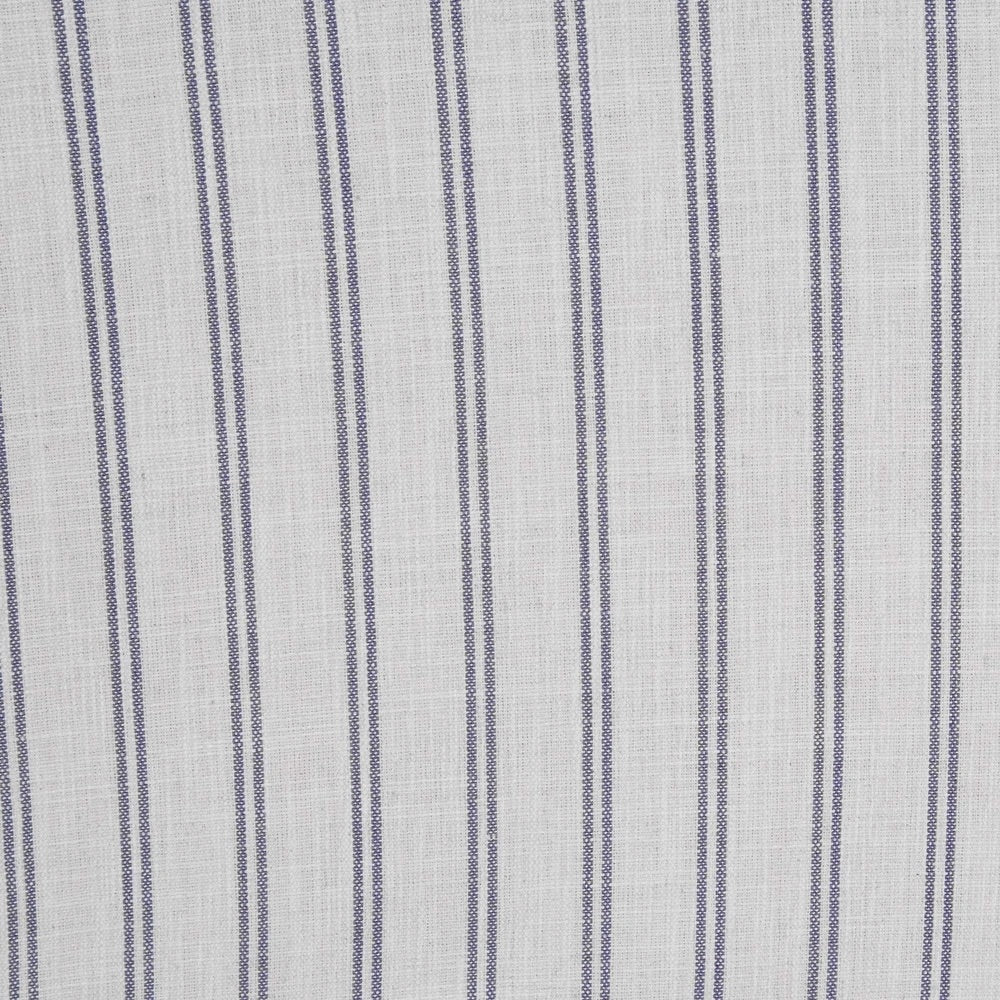 Newport Three Seater Sofa In Blue And White Pinstripe with Piping