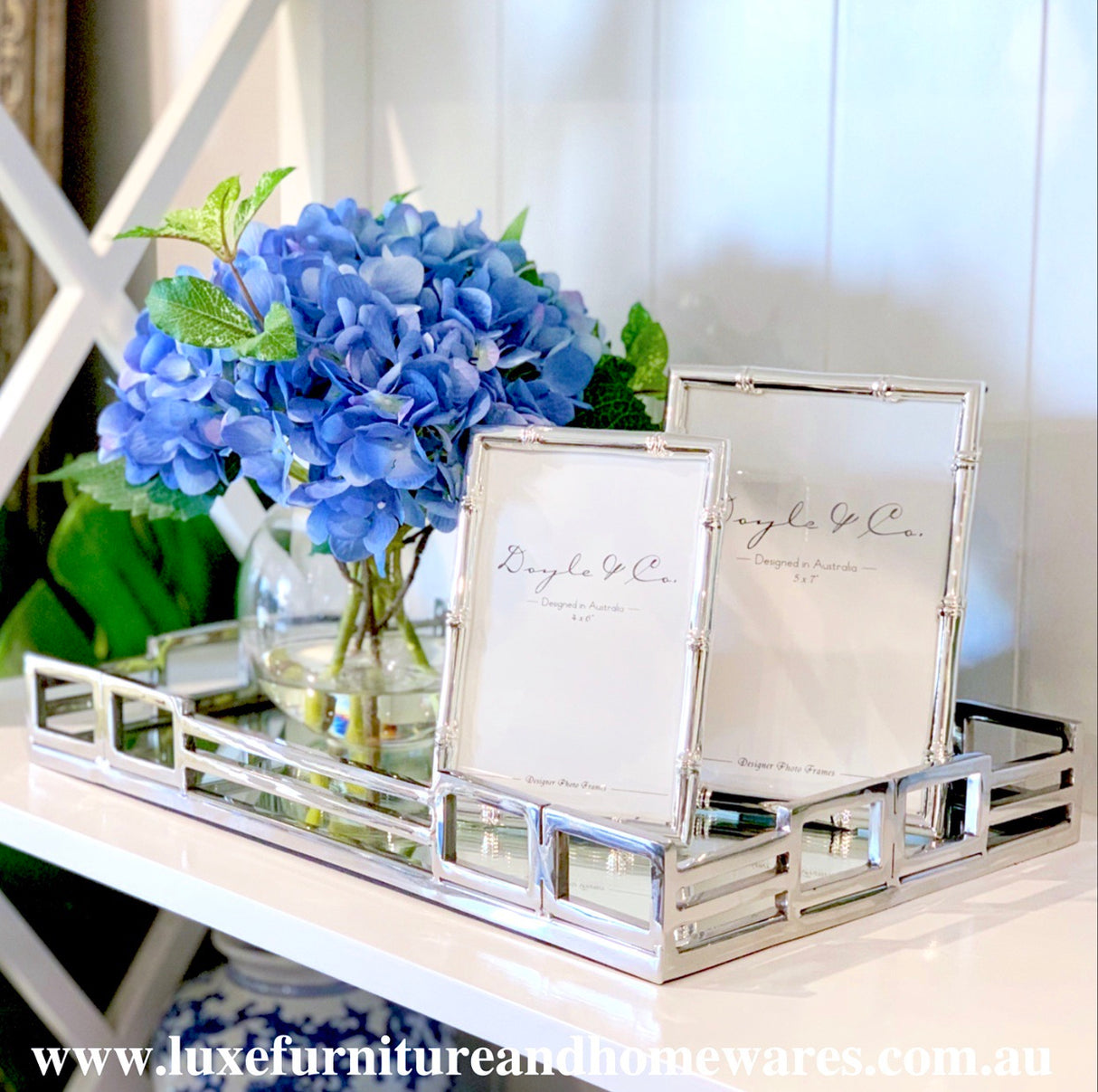 Vienna Rectangular Mirrored Tray