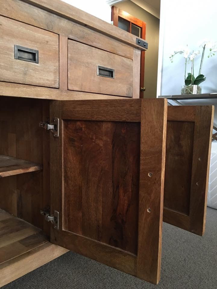 Hamptons Collection 180cm Solid Hardwood Buffet Sideboard