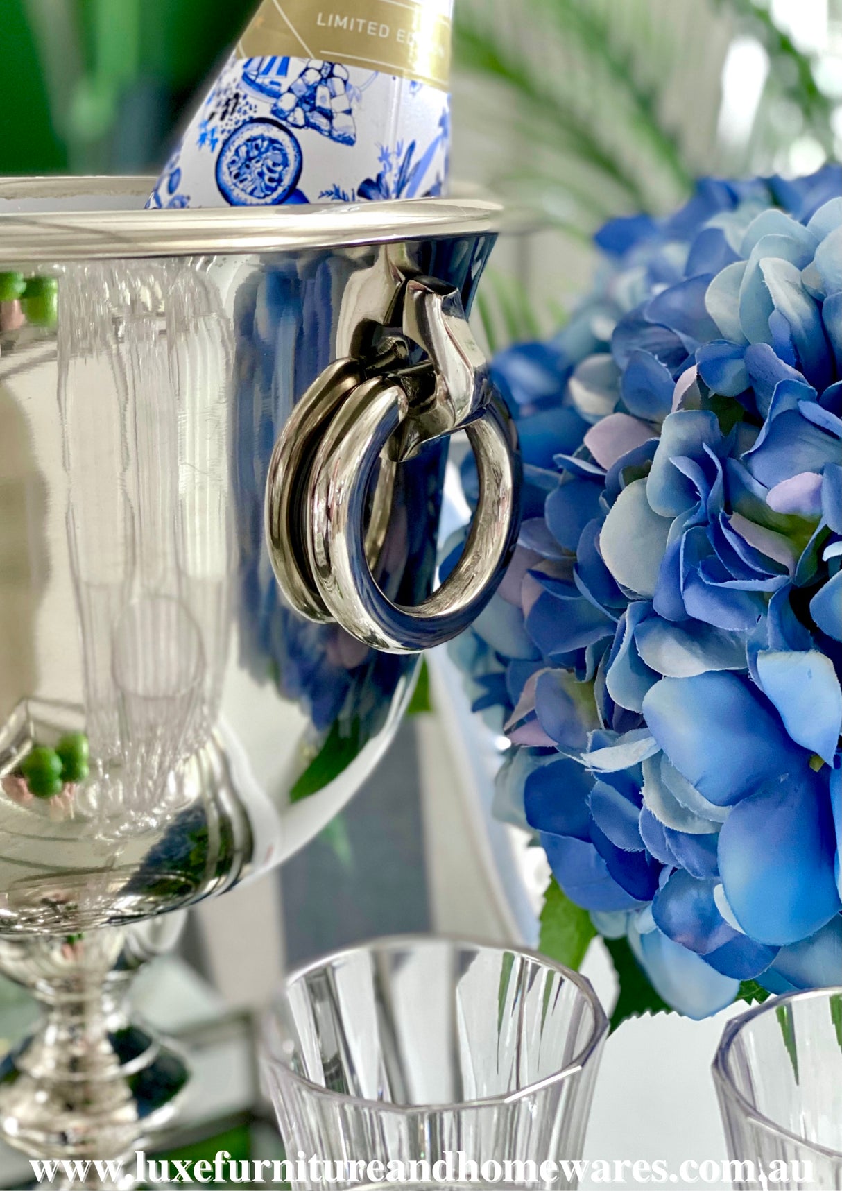 Silver Footed Champagne Bucket