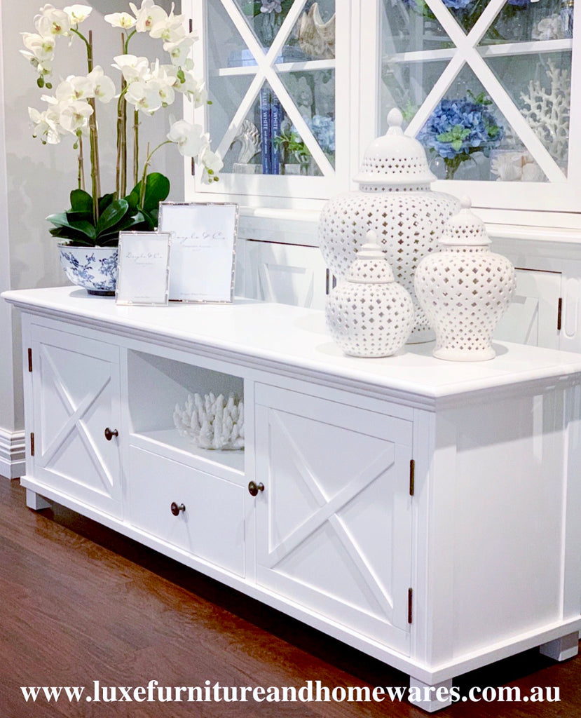 Newport TV Entertainment Unit In White