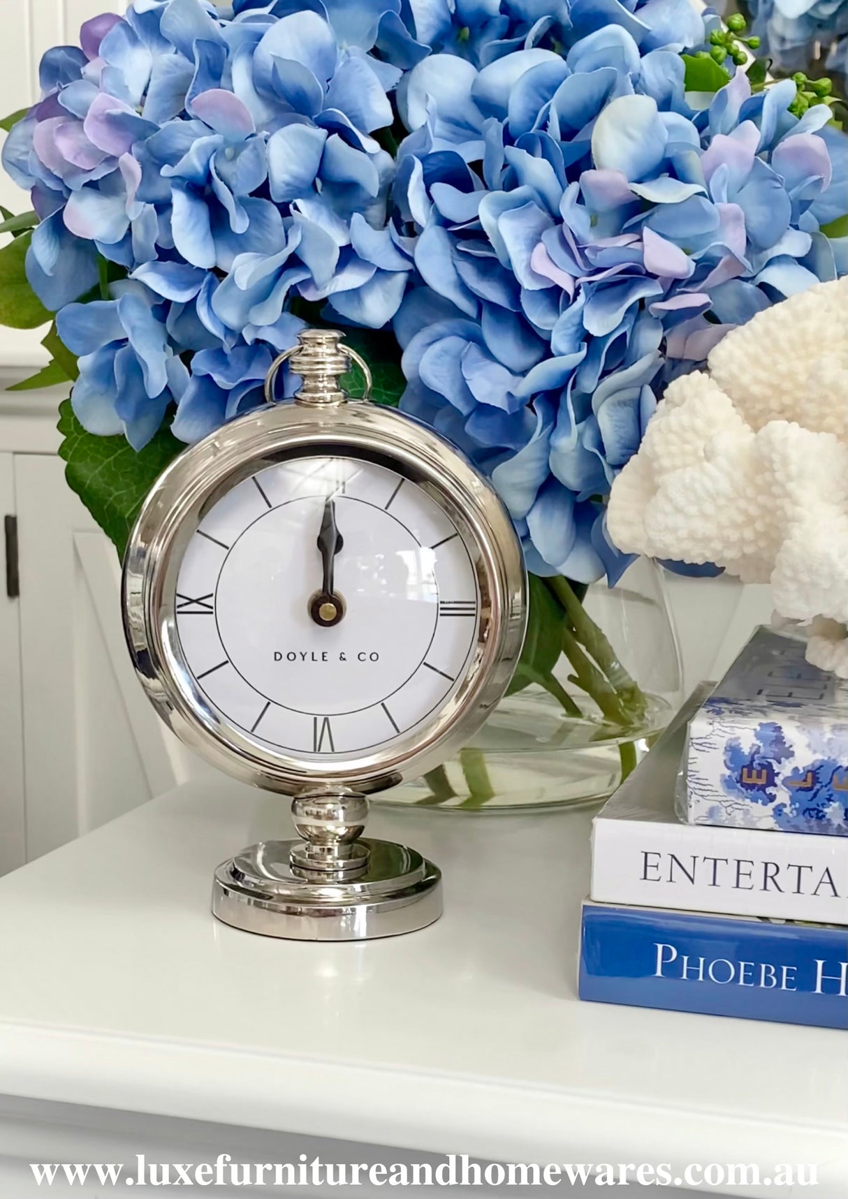 Small Doyle & Co Round Mantle Clock