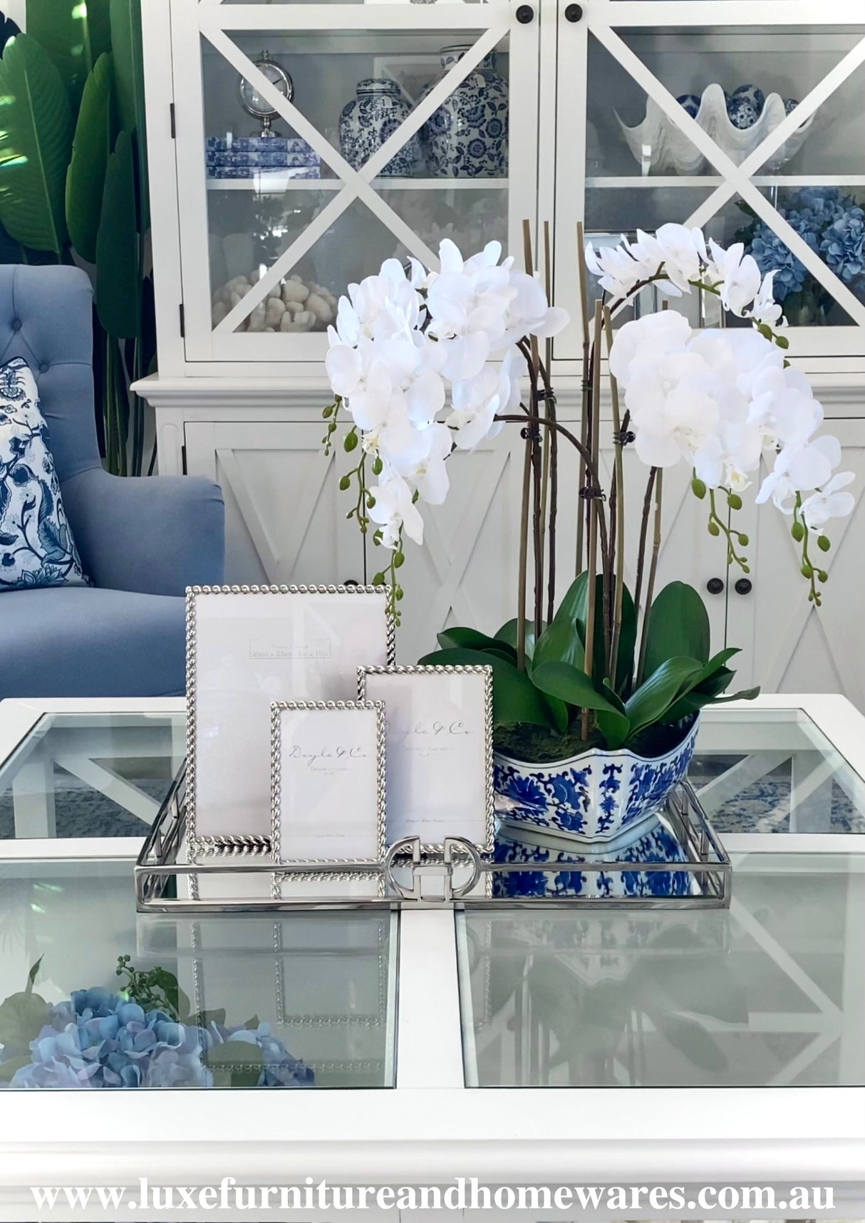 Silver Braid Photo Frame