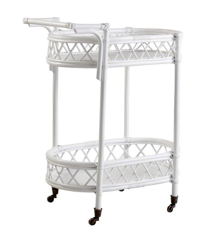 Palm Beach Rattan Bar Caddy - Three Colours Available