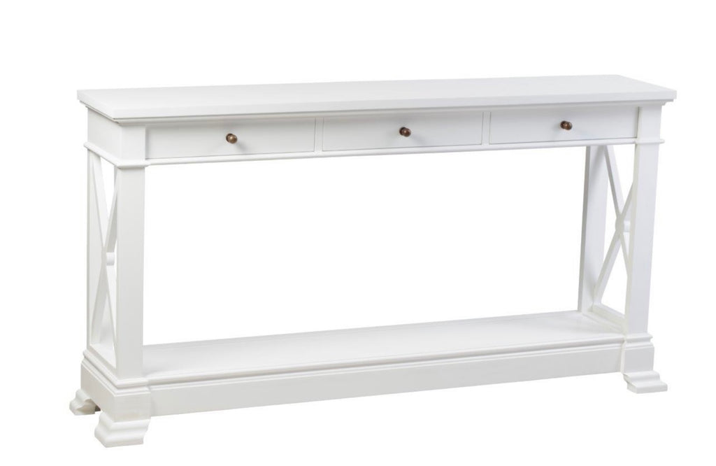 Bayview Three Drawer Console Hall Table (Three colours available)