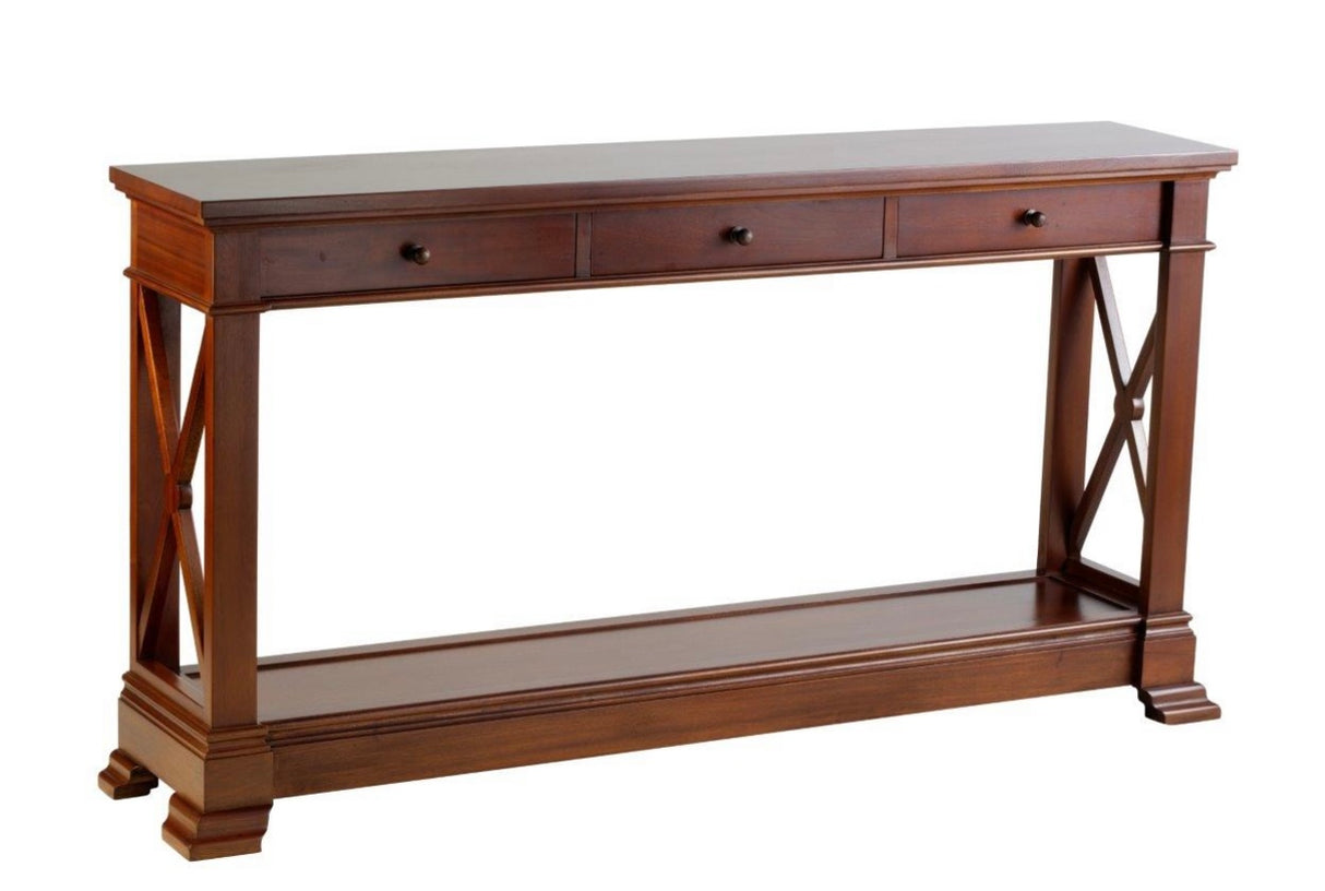 Bayview Three Drawer Console Hall Table