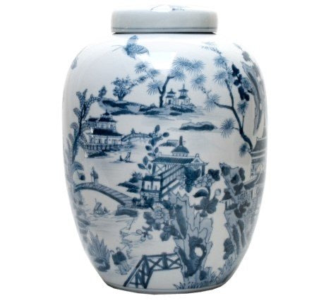Blue & White Emperor Ginger Jar - SAVE 30% OFF!