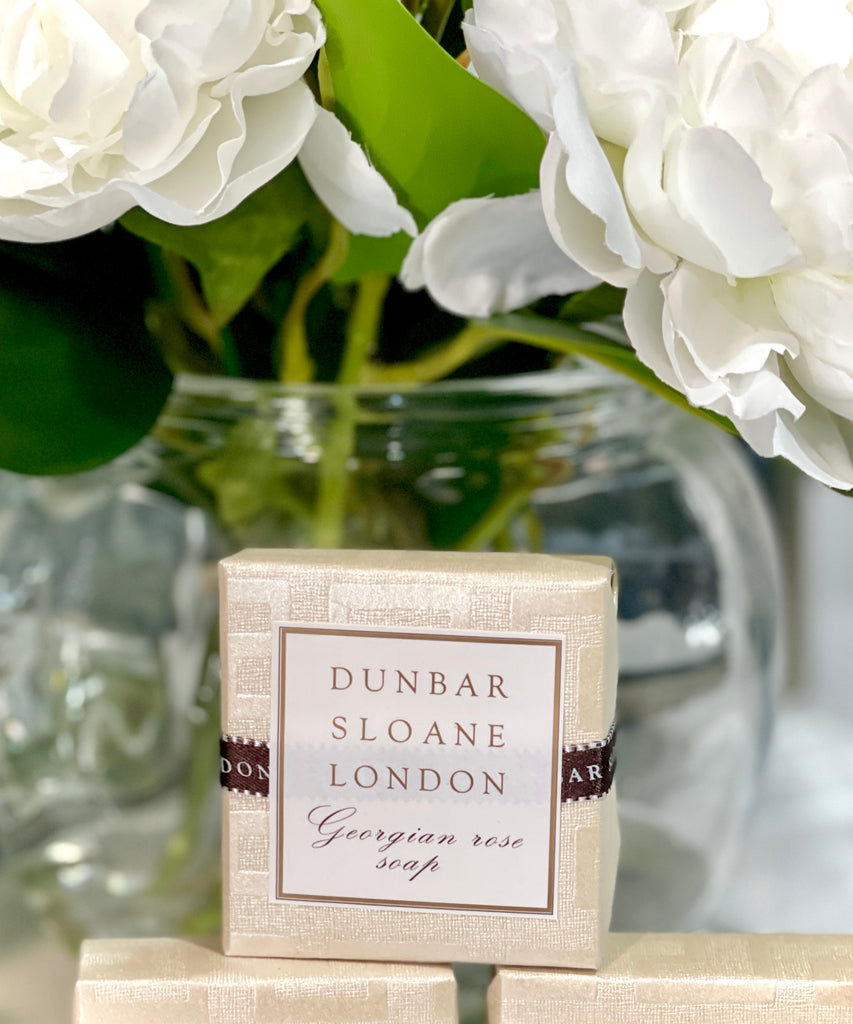 Luxury Triple Milled Soap In Georgian Rose By Dunbar Sloane London - SAVE 40% OFF!