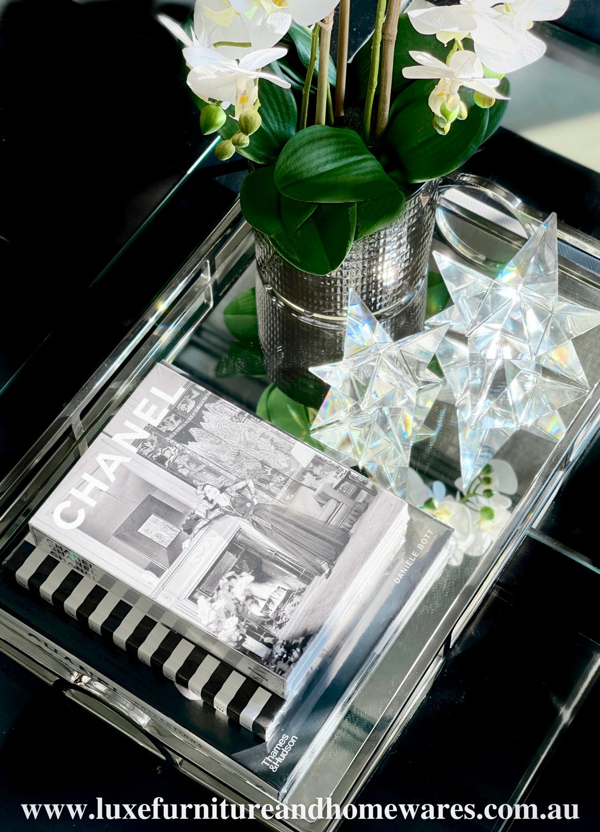 Crystal Cut Glass Star Ornament