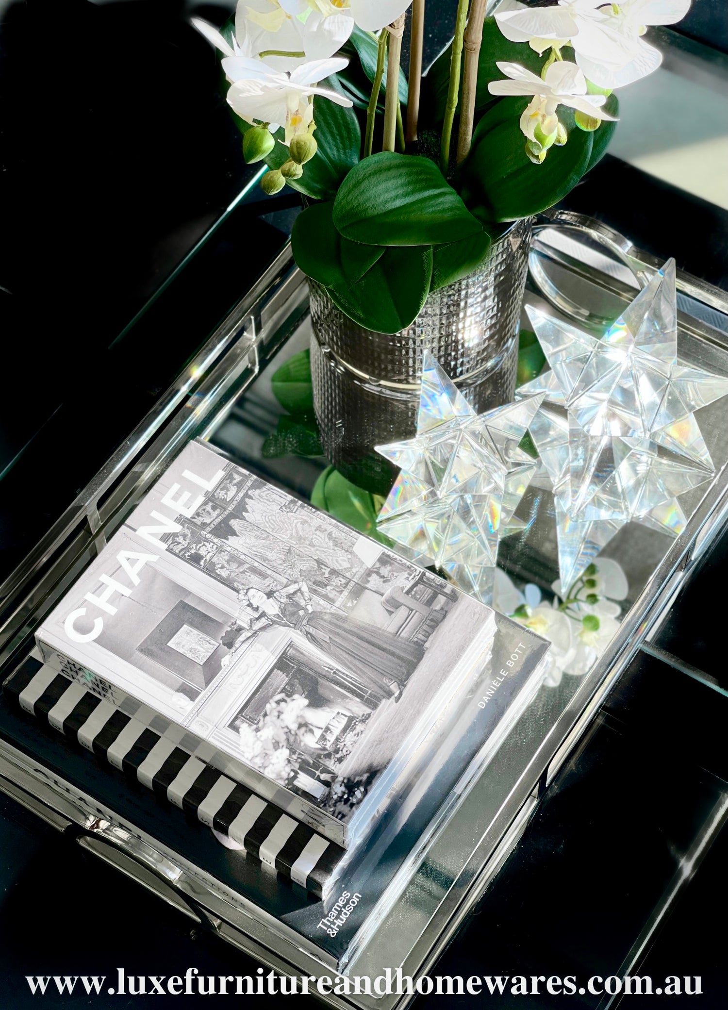 Crystal Cut Glass Star Ornament