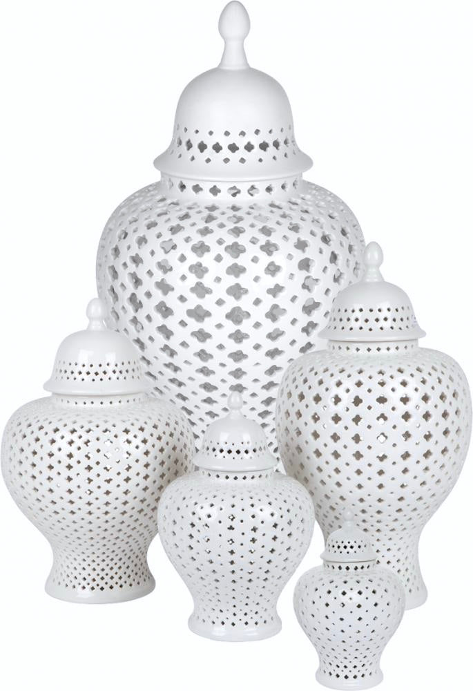 Hamptons Style Temple Jar - Extra Large - SAVE 30% OFF! - PICKUP ONLY PERTH SHOWROOM
