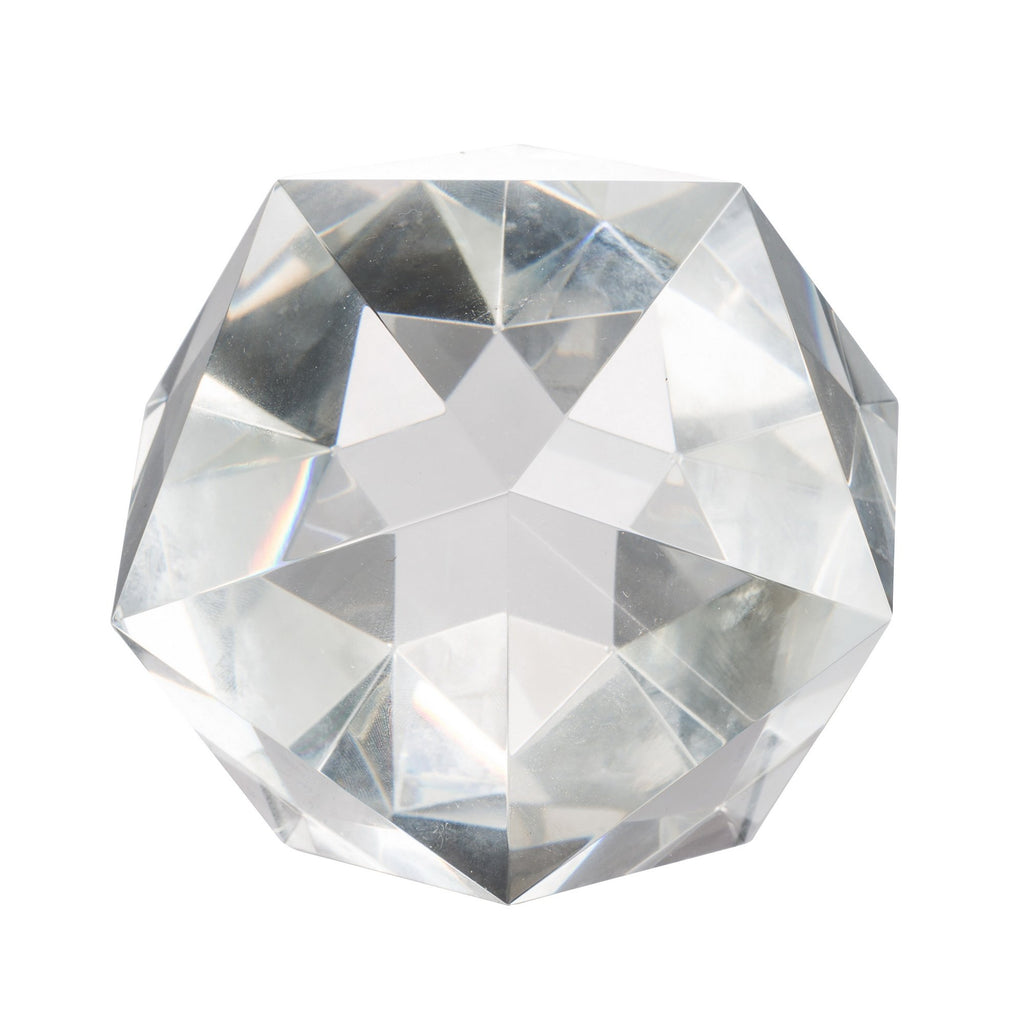 Triangle Crystal Cut Ornament