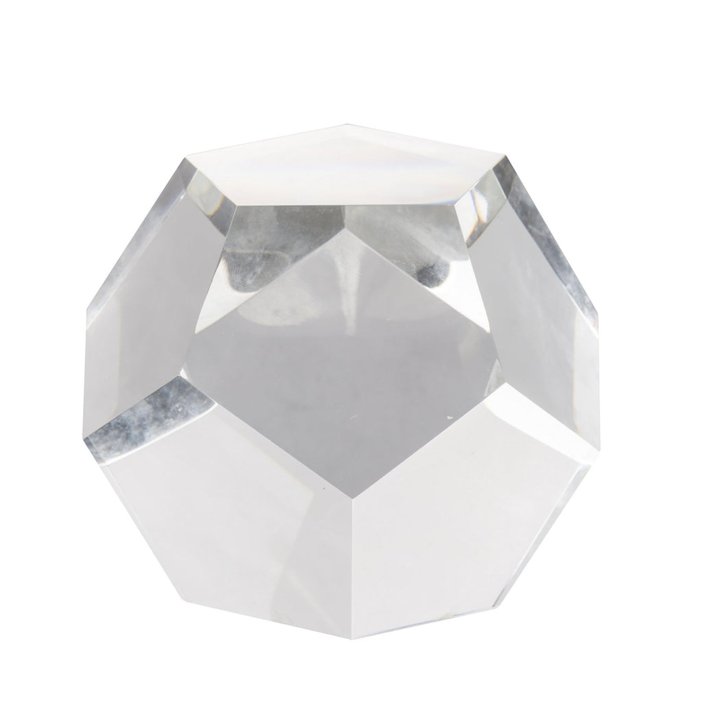 Pentagon Crystal Cut Ornament - SAVE 40% OFF!