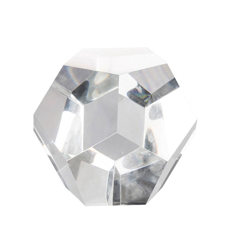 Pentagon Crystal Cut Ornament