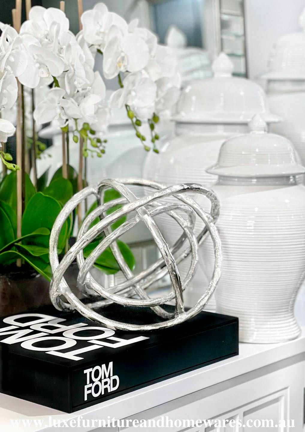 Silver Decorative Sculpture