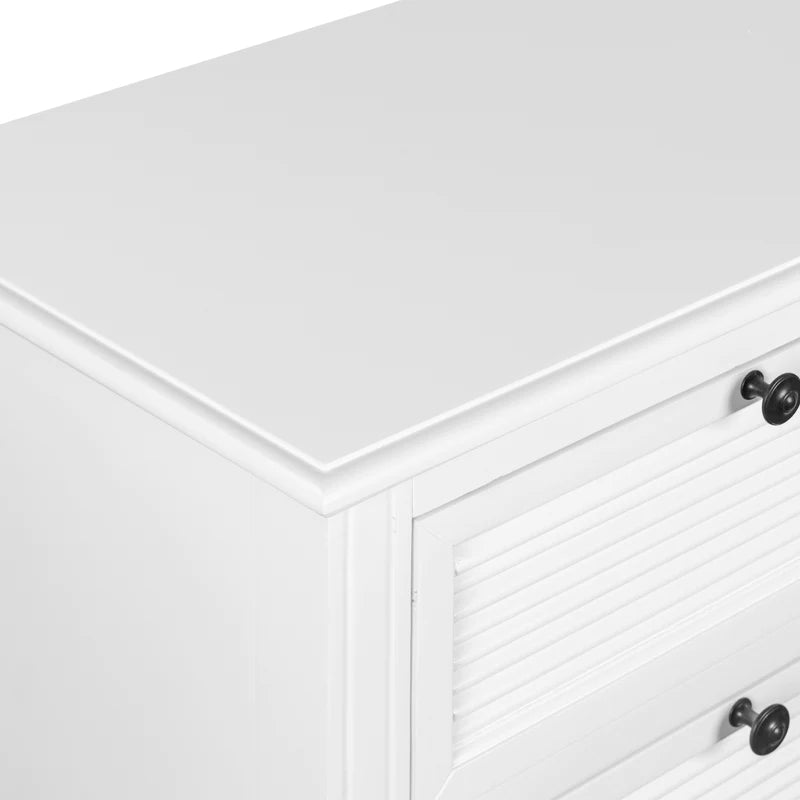 Long Island Three Drawer Dresser in White