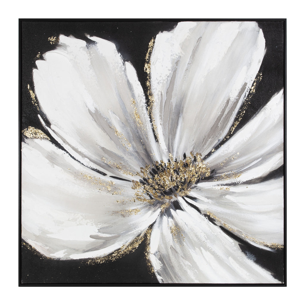 Golden Magnolia Framed Wall Canvas - SAVE 30% OFF! - LAST ONE! METRO DELIVERY ONLY