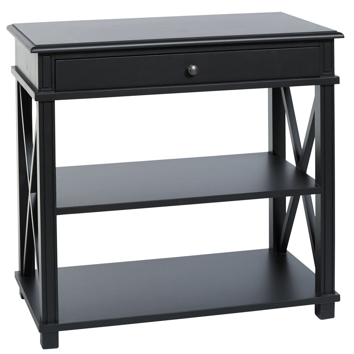 Westhampton Bedside Table in Black