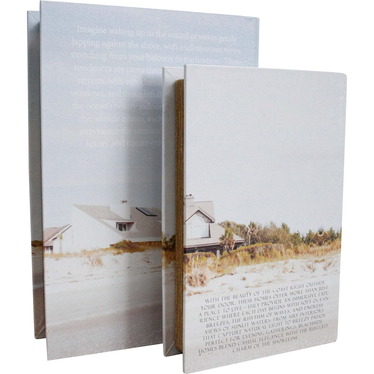 Set of Two Medium Book Boxes - Luxury Homes