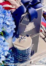 Limited Edition Navy Crown Candle