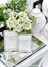 Silver Bamboo Photo Frame