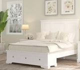 Ex-Display Bayview White Queen Size Bed Frame
