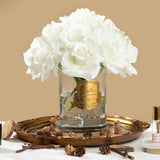 Cote Noirè Grand Ivory Roses With Gold Badge