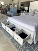 Bayview White Queen Size Bed Frame