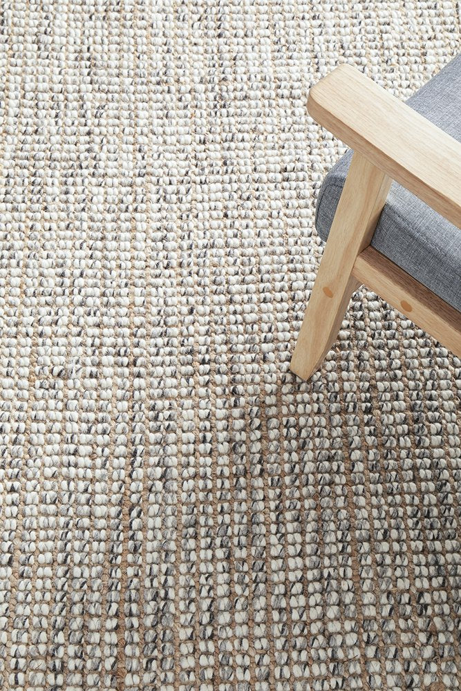 Bella Grey Natural Floor Runner