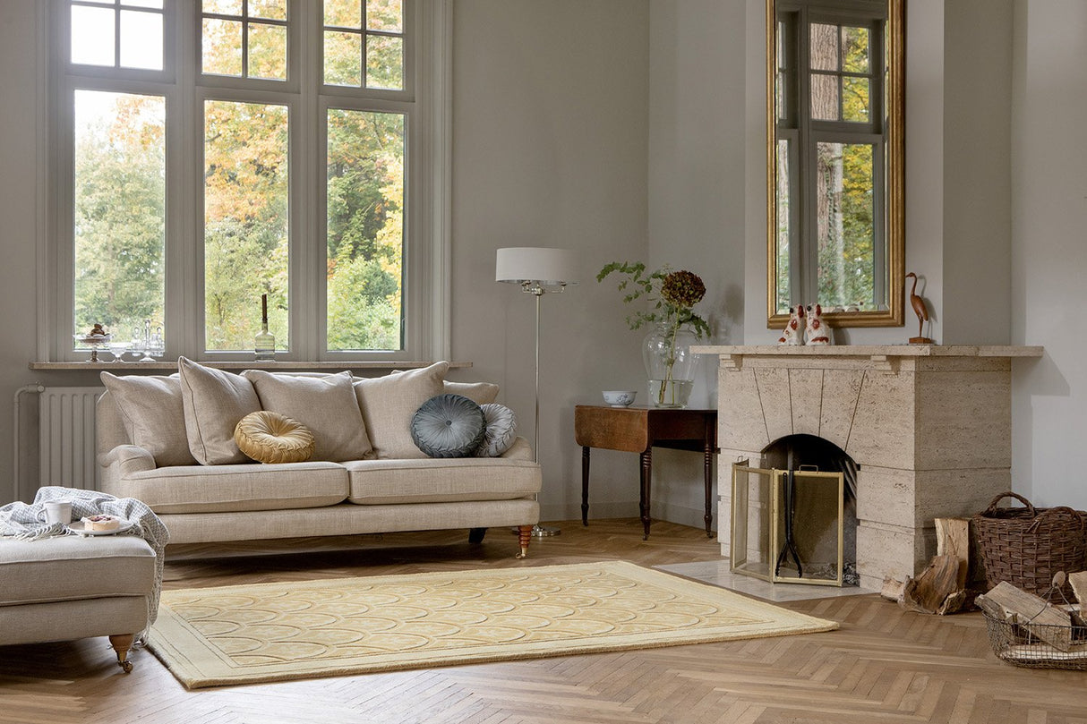 Laura Ashley Catarina Gold Floor Rug
