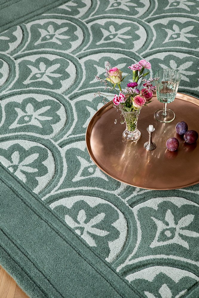 Laura Ashley Catarina Fern Floor Rug