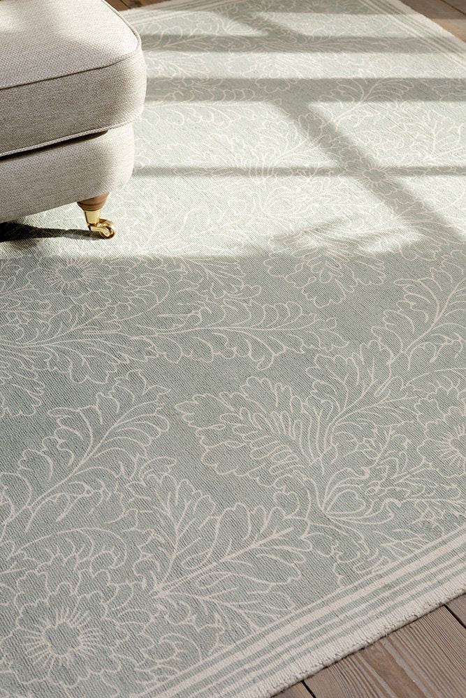 Laura Ashley Silchester Pale Sage Floor Rug