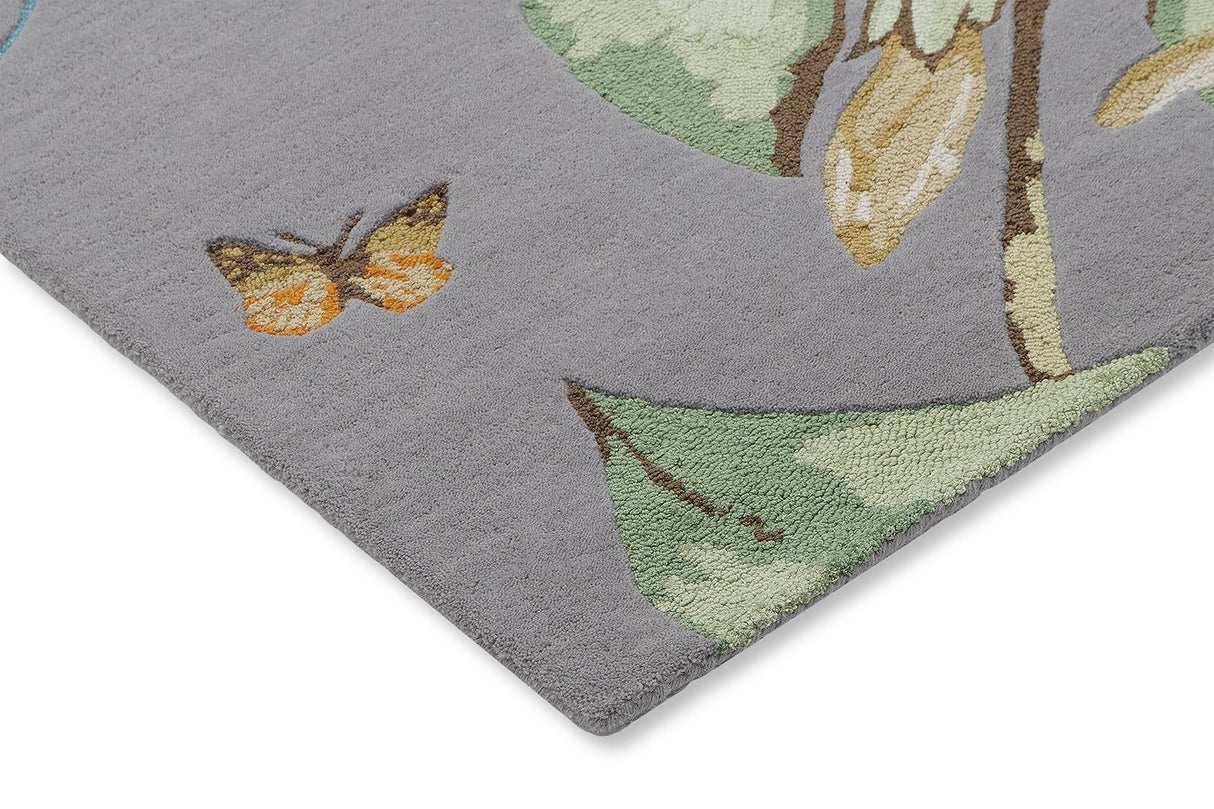 Wedgwood Hummingbird Grey Floor Rug