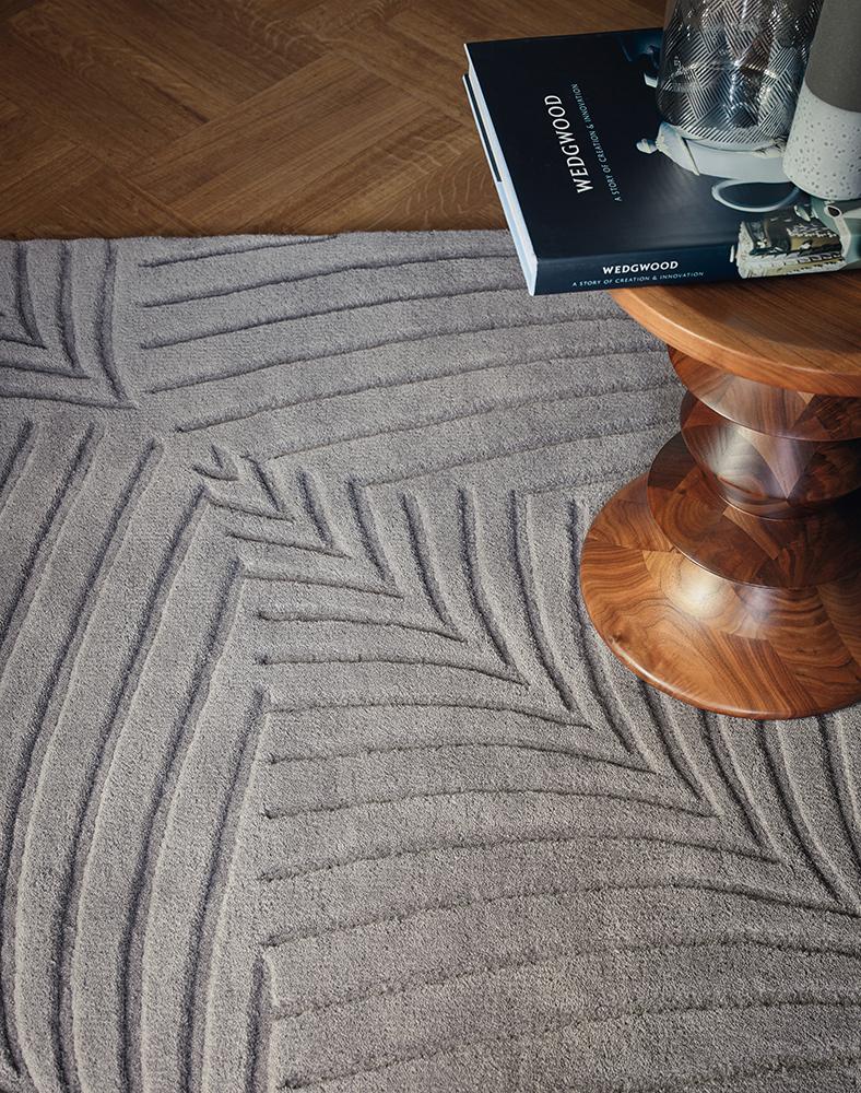 Wedgwood Folia Grey Floor Rug