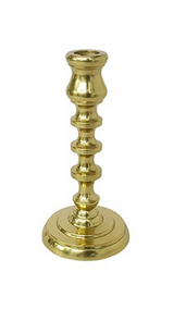 Pair of Brushed Gold Tapered Candlesticks