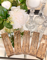 Set Of Ten Glass Icicle Christmas Ornaments