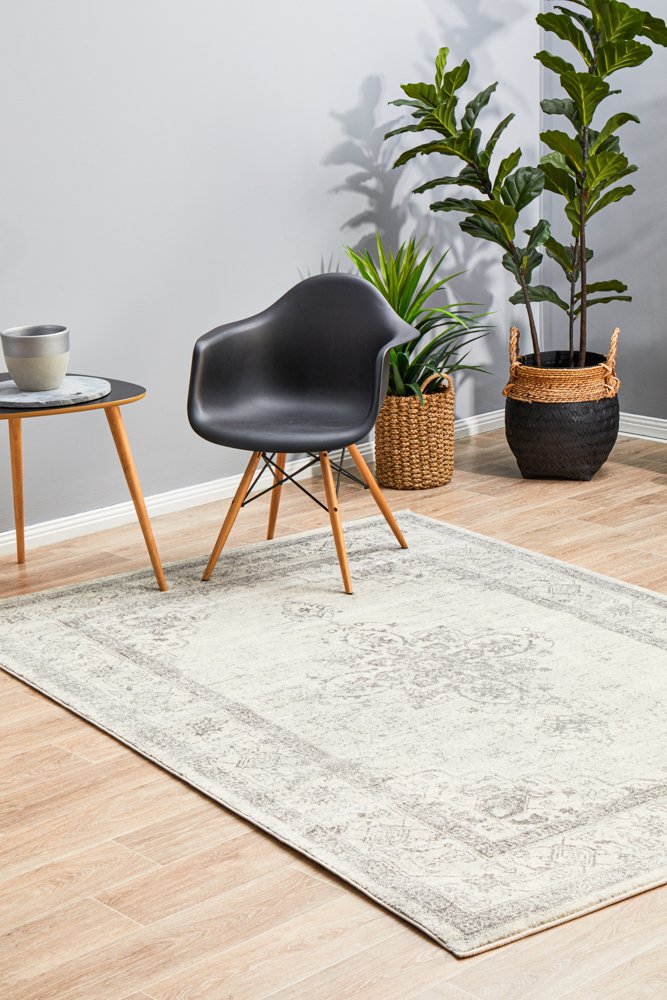 Harley Silver Floor Rug